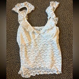 White Lace Tank Top